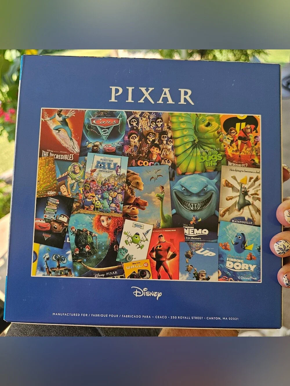 Pixar 1000-Piece Movie Collage Puzzle - Multicolor New!